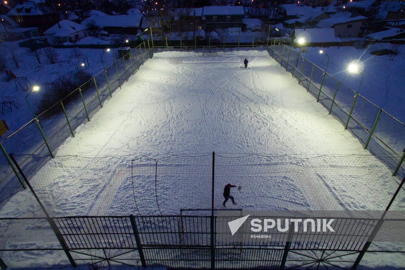 Snow futsal in Novosibirsk