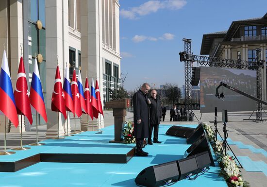 President Vladimir Putin's visit to Turkey