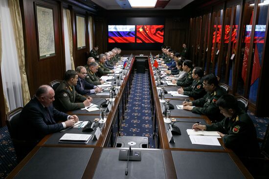 Defense Minister Sergei Shoigu holds meetings