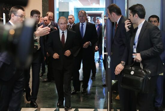 President Vladimir Putin's visit to Turkey. Day two