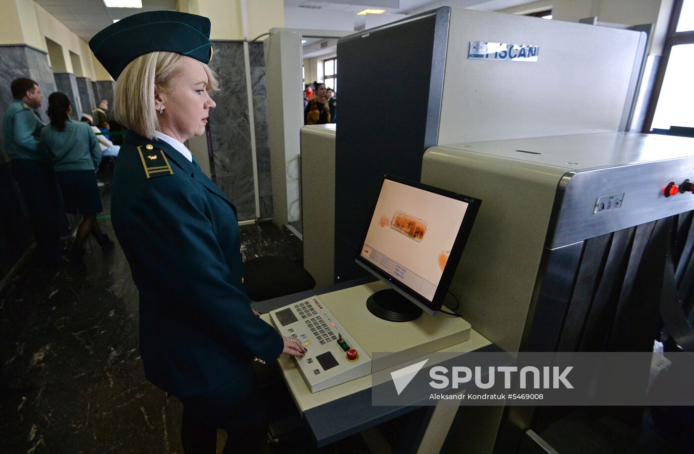 Customs at Balandino Airport in Chelyabinsk