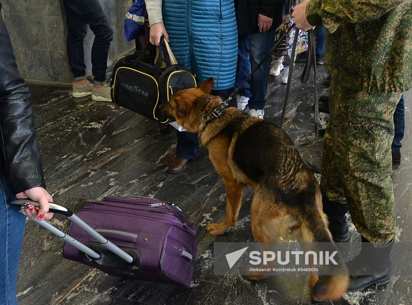 Customs at Balandino Airport in Chelyabinsk