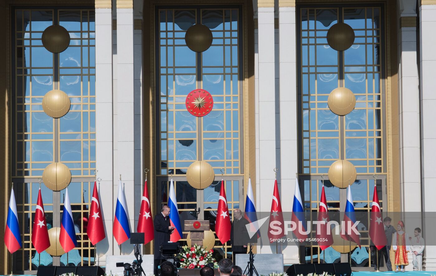 President Vladimir Putin's visit to Turkey