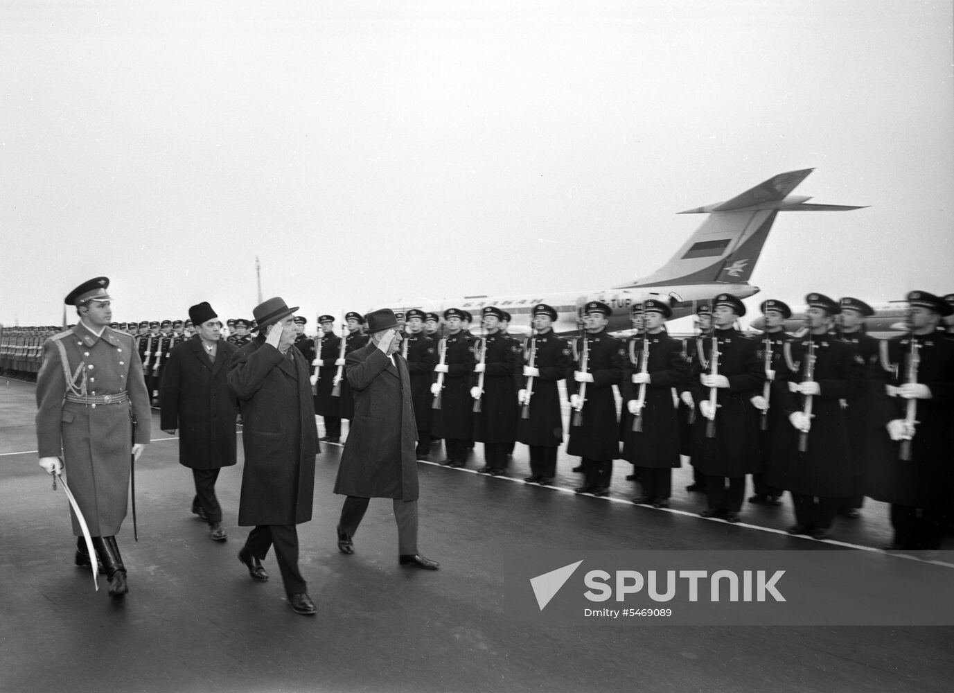 Delegation from People's Republic of Bulgaria visits Soviet Union