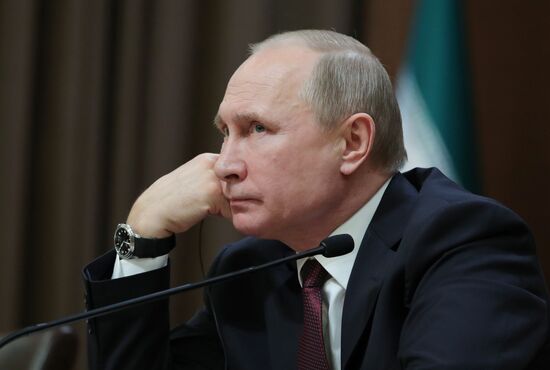 President Vladimir Putin's visit to Turkey. Day two