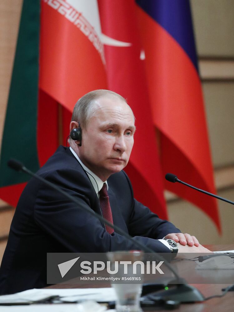 President Vladimir Putin's visit to Turkey. Day two