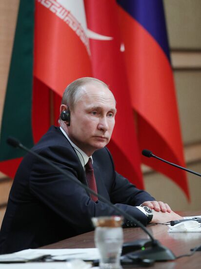 President Vladimir Putin's visit to Turkey. Day two