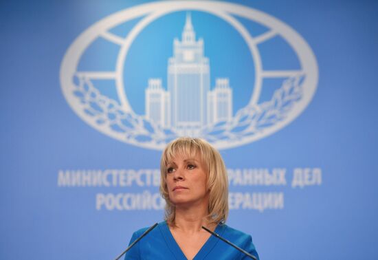 Briefing with Foreign Ministry’s Spokesperson Maria Zakharova