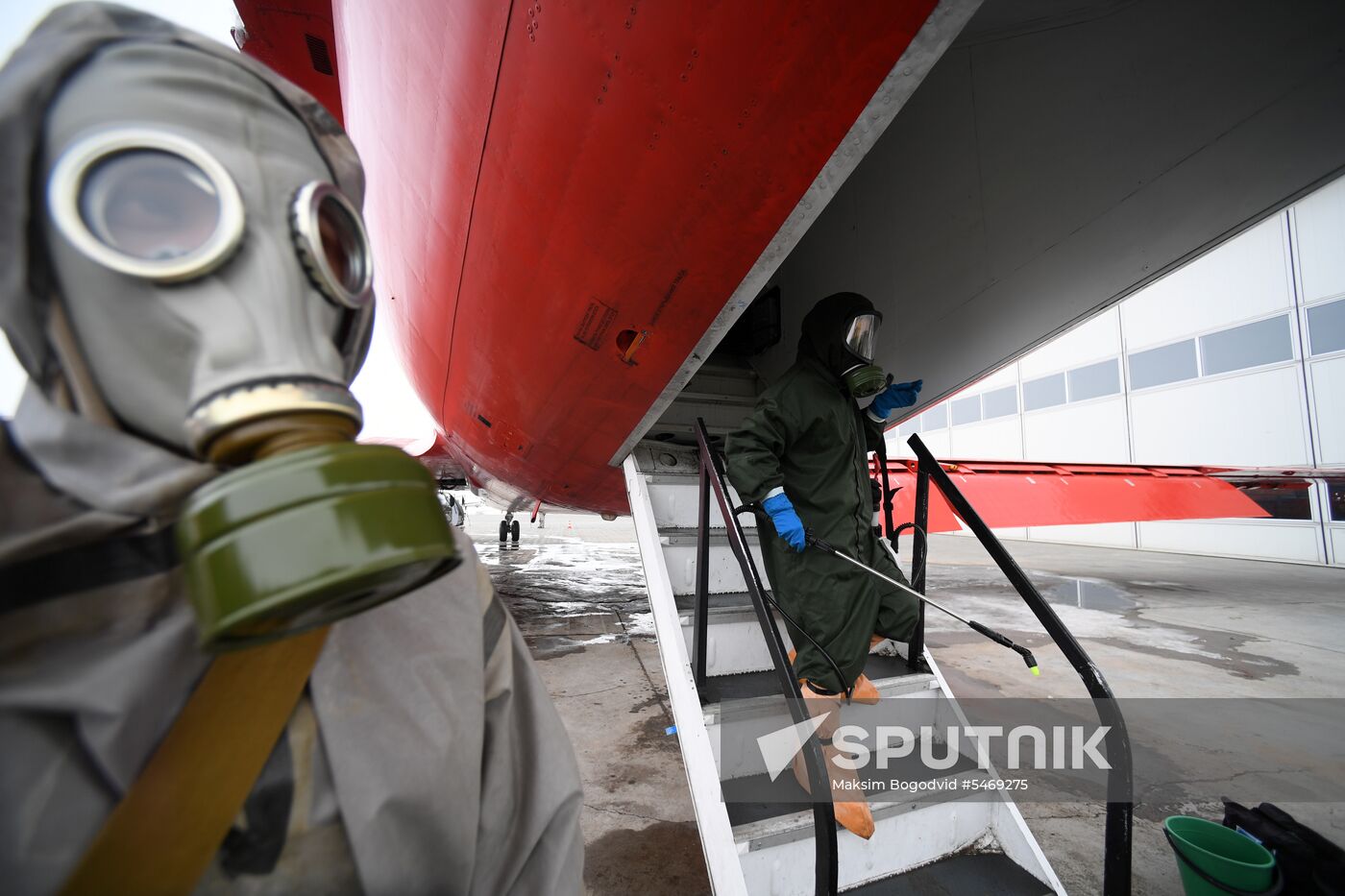 Drill at Kazan Airport