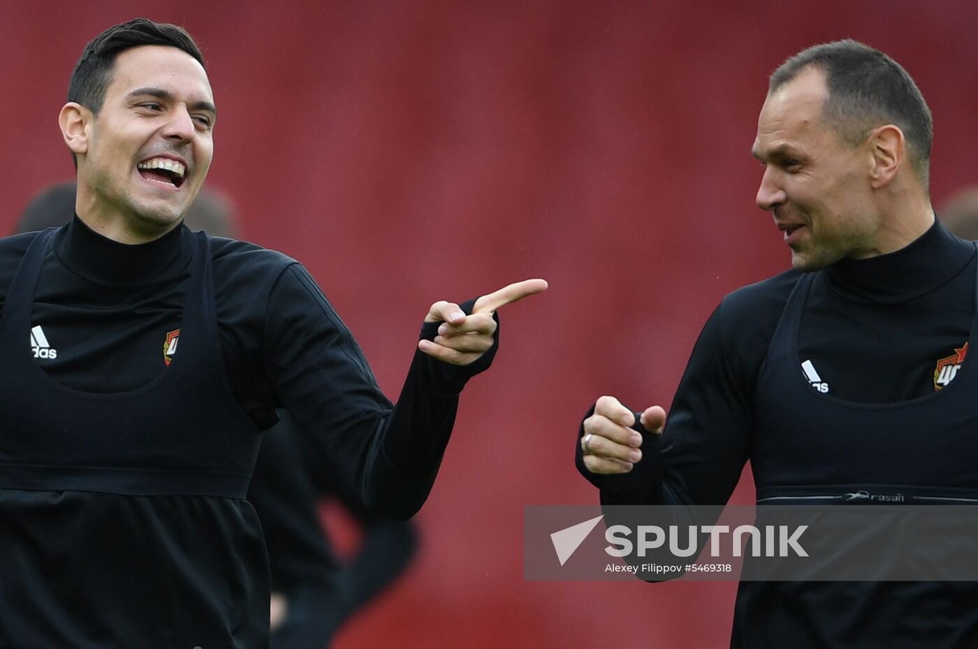 Football. UEFA Europa League. CSKA holds training session