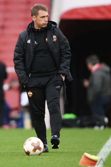 Football. UEFA Europa League. CSKA holds training session