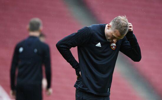 Football. UEFA Europa League. CSKA holds training session