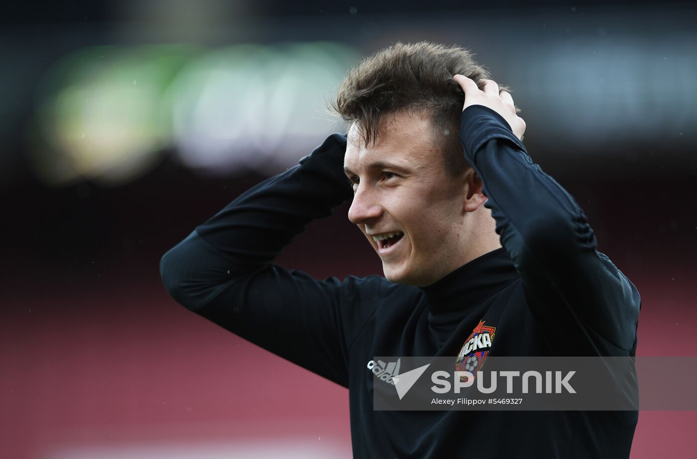 Football. UEFA Europa League. CSKA holds training session