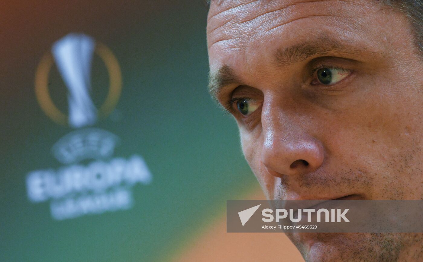 Football. UEFA Europa League. CSKA holds training session
