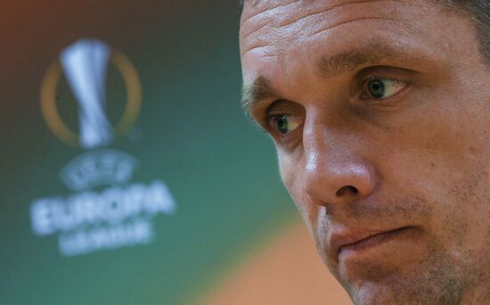 Football. UEFA Europa League. CSKA holds training session