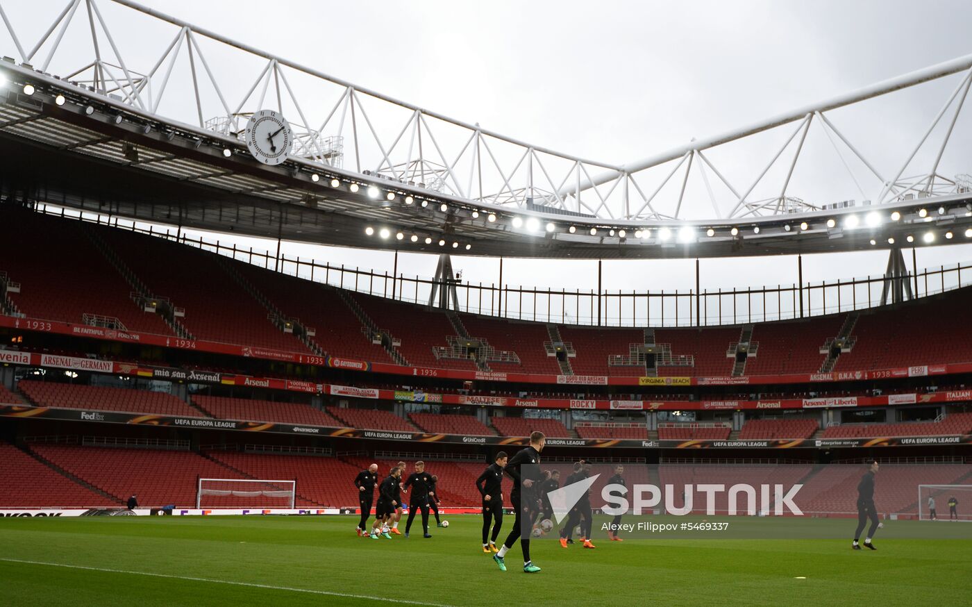 Football. UEFA Europa League. CSKA holds training session