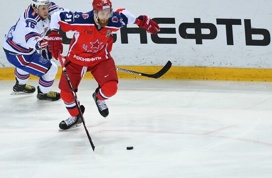 Ice hockey. KHL. CSKA vs. SKA