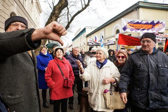 Angry Parents' March in Riga