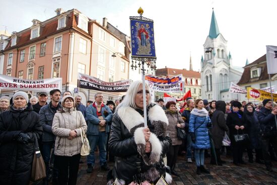 Angry Parents' March in Riga