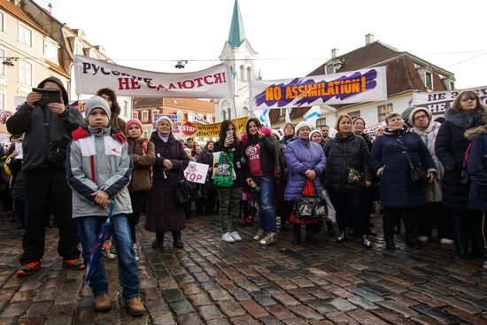 Angry Parents' March in Riga