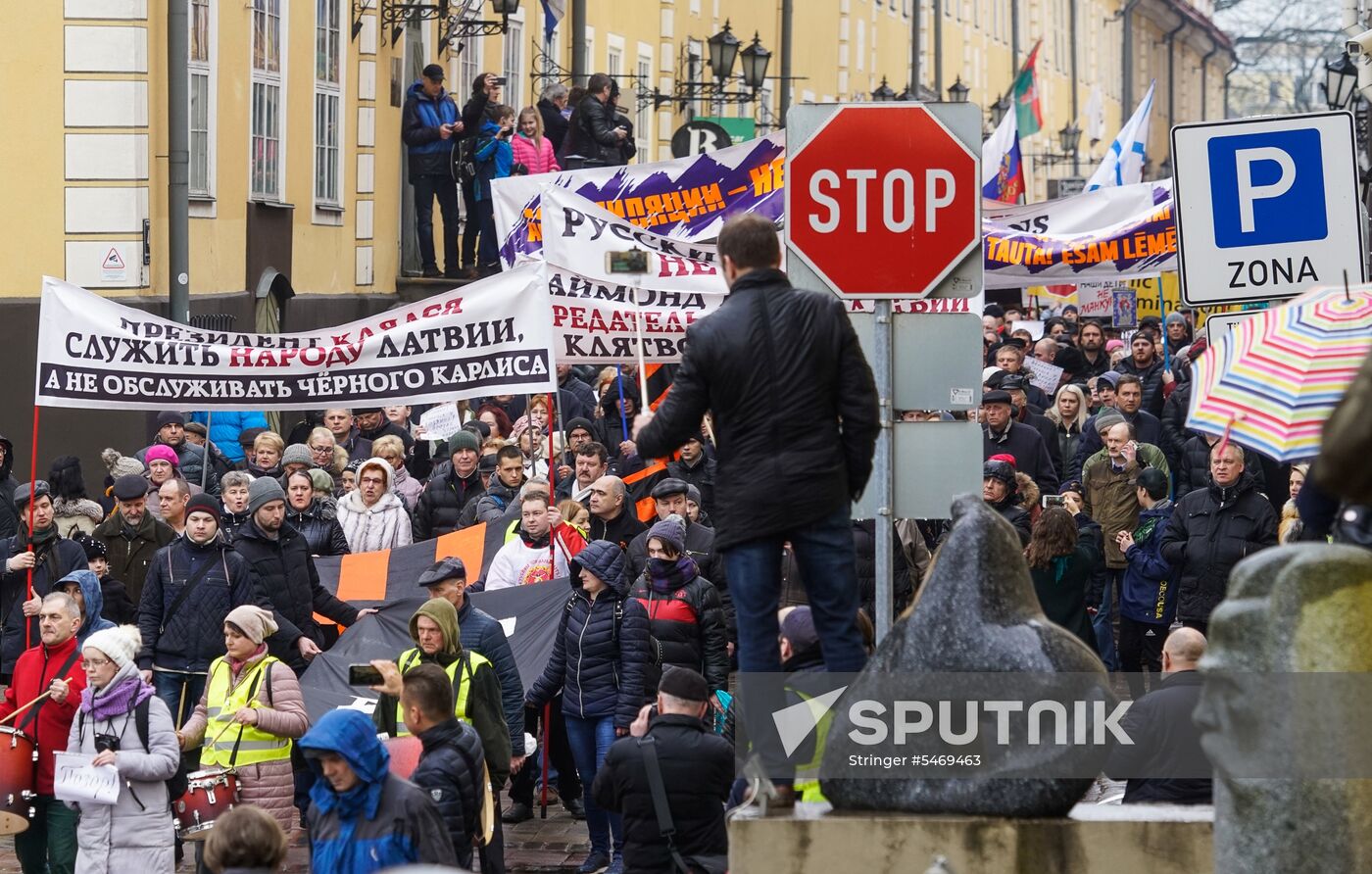 Angry Parents' March in Riga