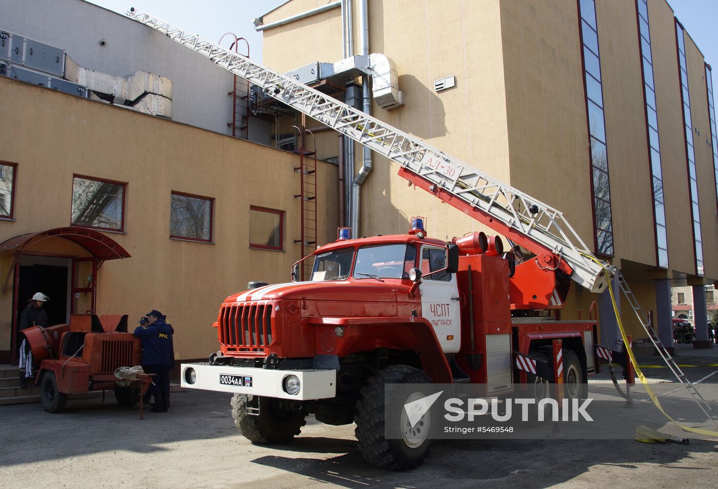 Special tactical drill of LPR Emergencies Ministry