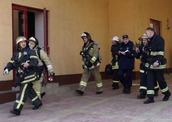 Special tactical drill of LPR Emergencies Ministry