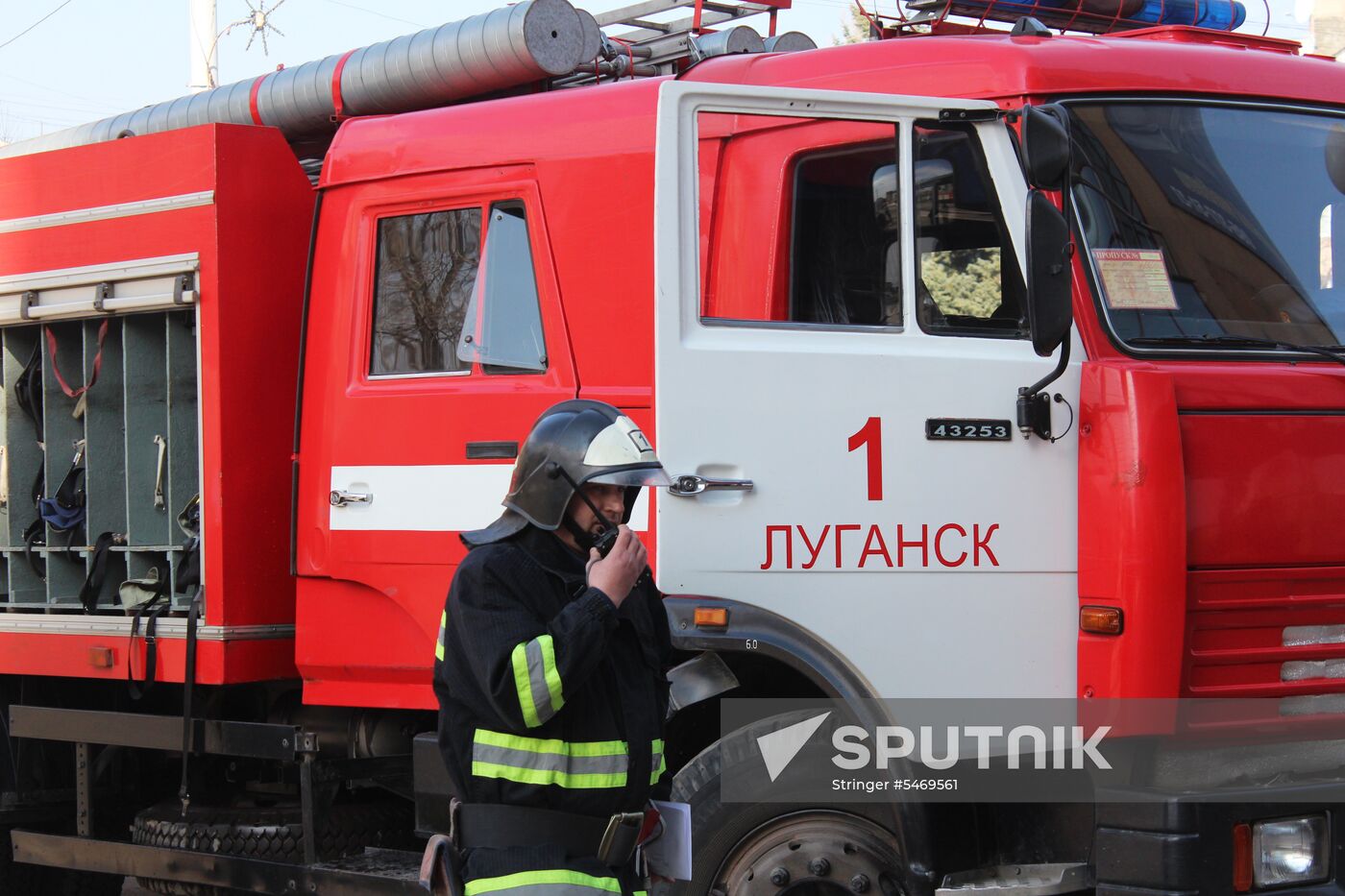 Special tactical drill of LPR Emergencies Ministry