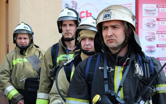 Special tactical drill of LPR Emergencies Ministry