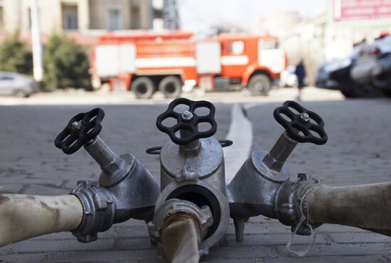 Special tactical drill of LPR Emergencies Ministry