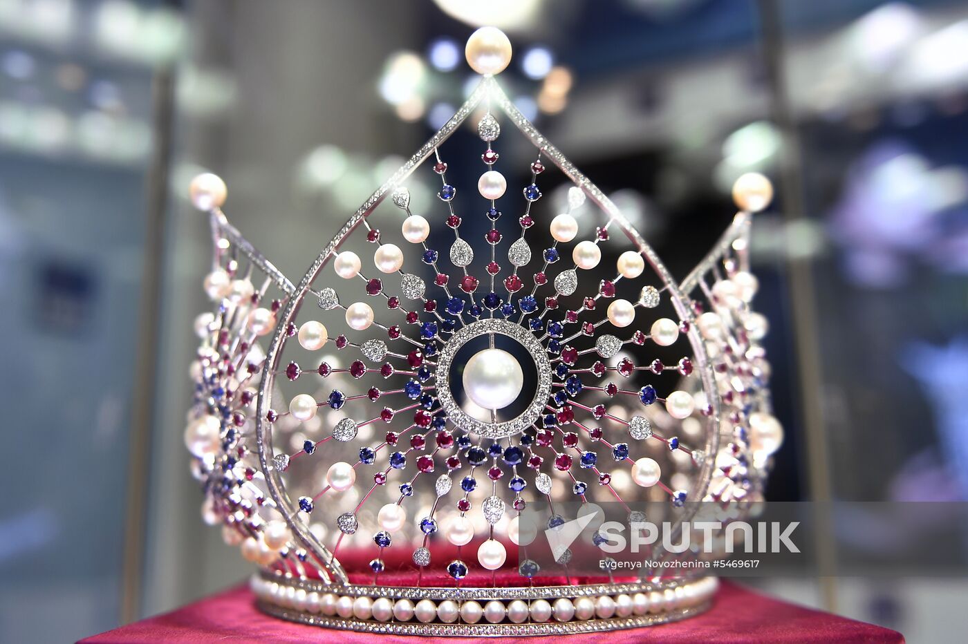 Presentation of Miss Russia pageant's new crown