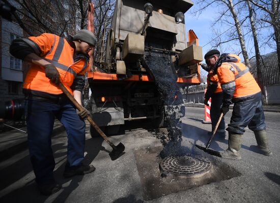 Spring cleaning in Moscow's south-east