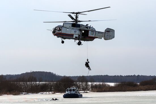 Russian Emergencies Ministry's drill