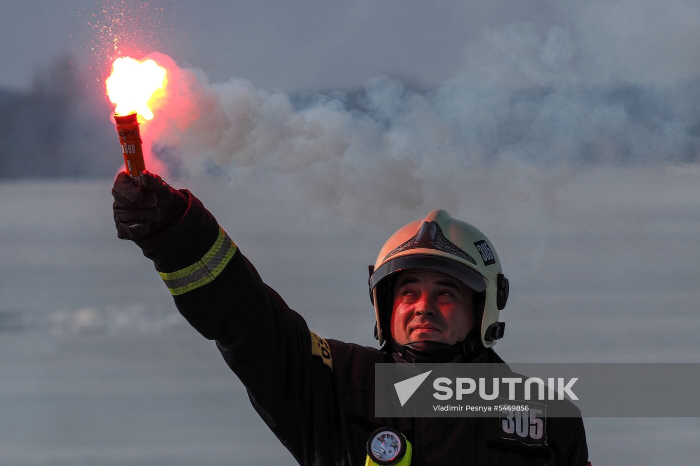 Russian Emergencies Ministry's drill