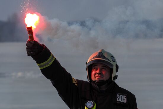 Russian Emergencies Ministry's drill