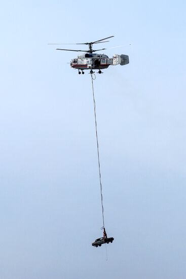 Russian Emergencies Ministry's drill