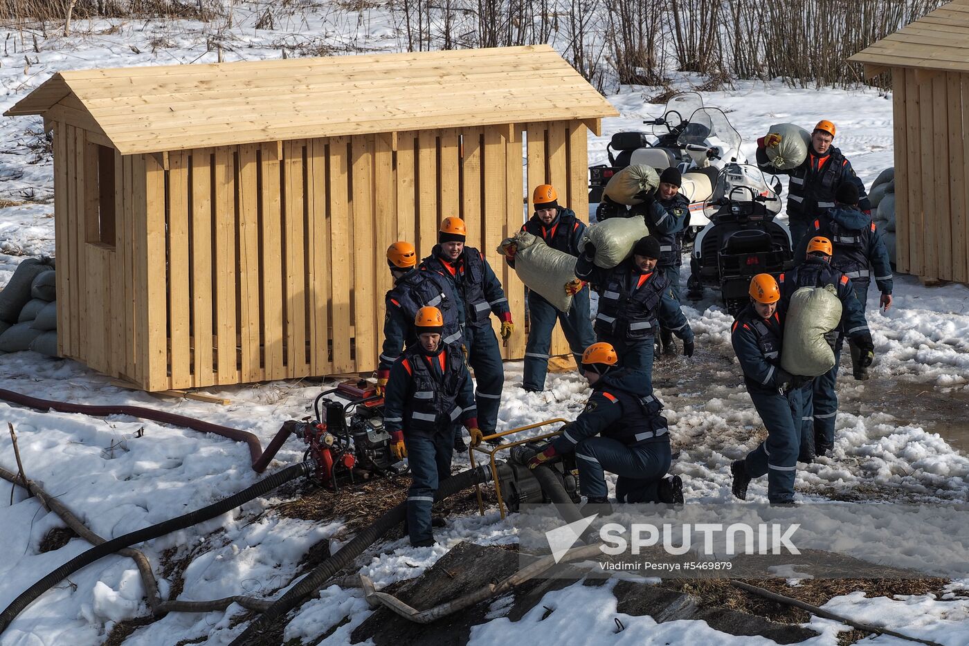 Russian Emergencies Ministry's drill