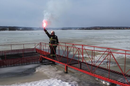 Russian Emergencies Ministry's drill