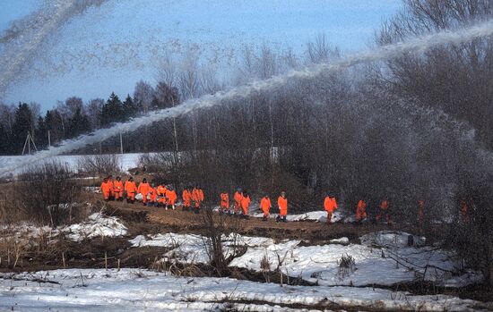 Russian Emergencies Ministry's drill