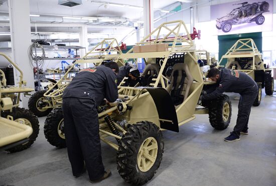 Tests of combat buggies in Gudermes