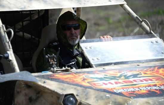 Tests of combat buggies in Gudermes