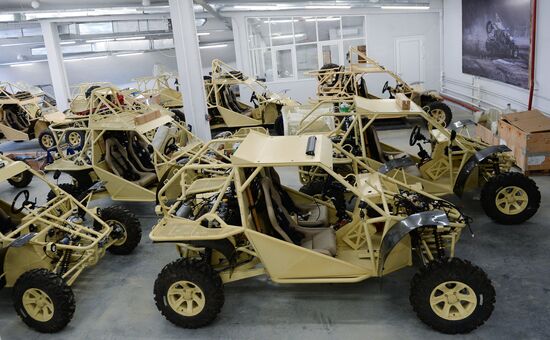 Tests of combat buggies in Gudermes