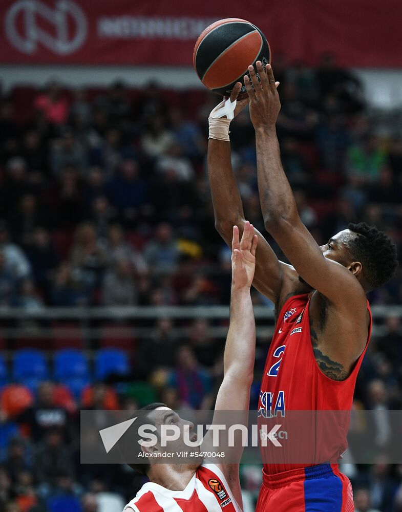 Basketball. Euroleague. CSKA vs Crvena Zvezda