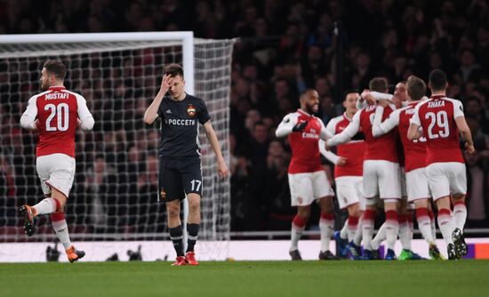 Football. UEFA Europa League. Arsenal vs CSKA