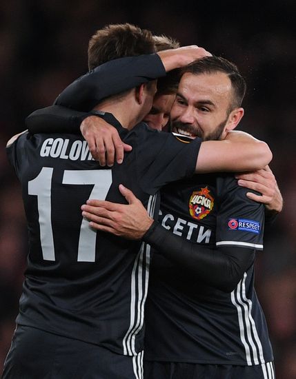 Football. UEFA Europa League. Arsenal vs CSKA