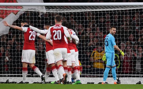 Football. UEFA Europa League. Arsenal vs CSKA