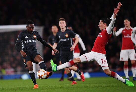 Football. UEFA Europa League. Arsenal vs CSKA
