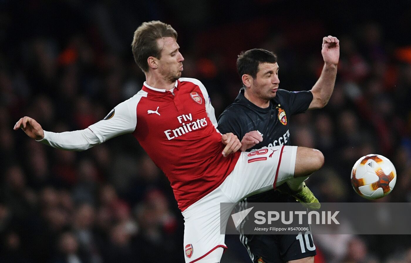 Football. UEFA Europa League. Arsenal vs CSKA