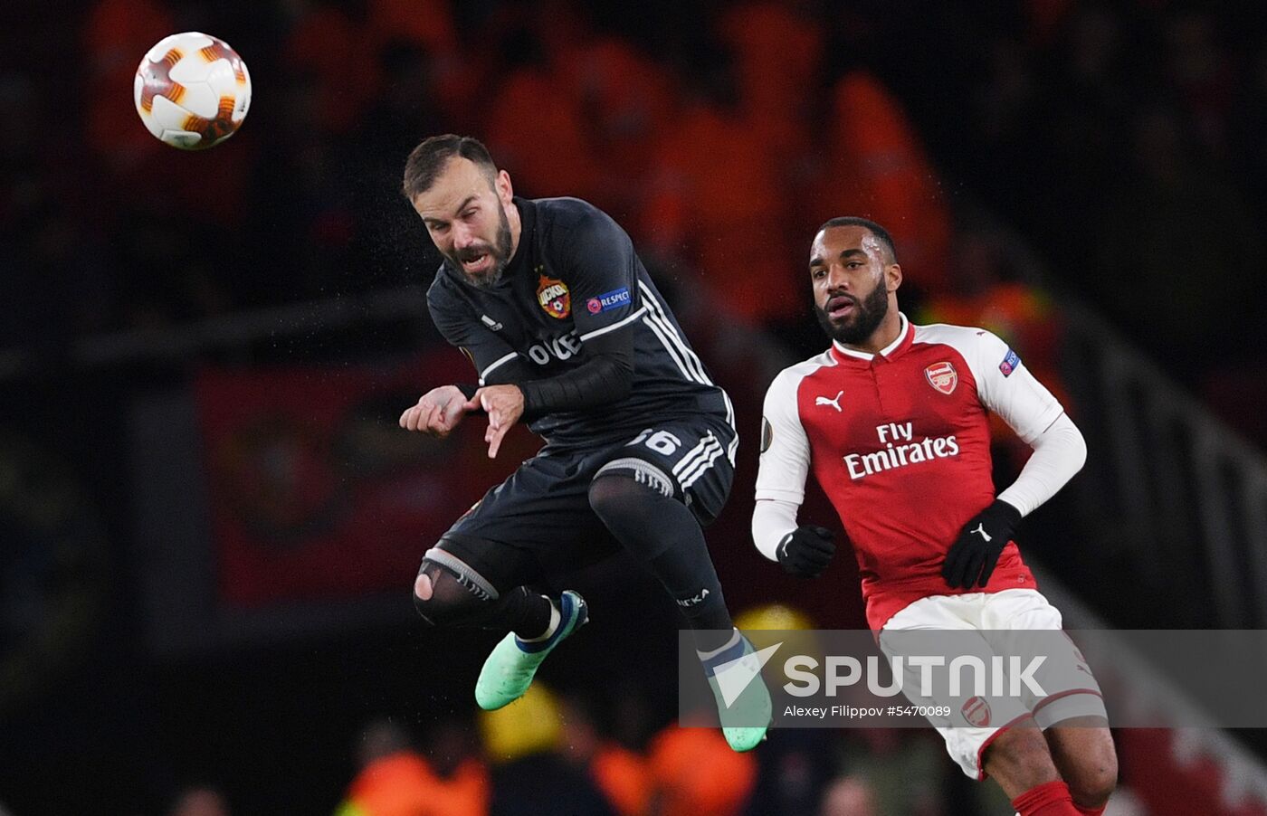 Football. UEFA Europa League. Arsenal vs CSKA