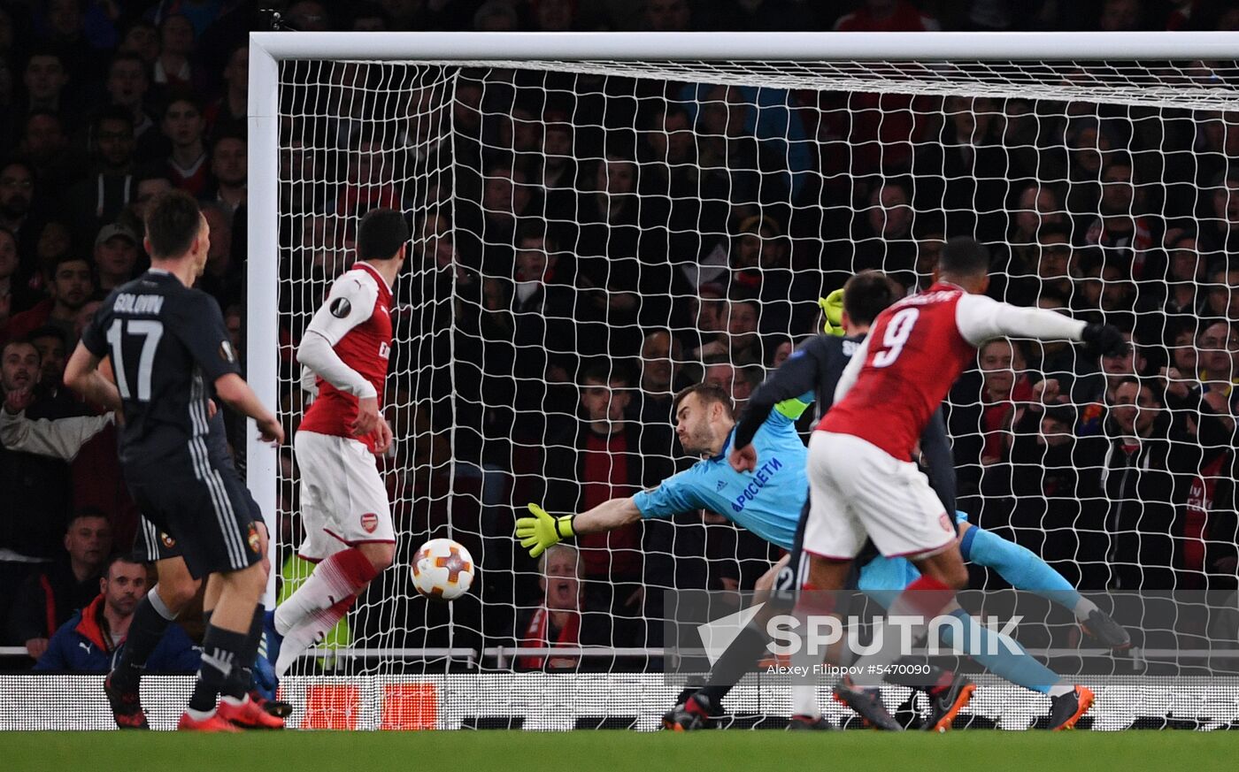 Football. UEFA Europa League. Arsenal vs CSKA